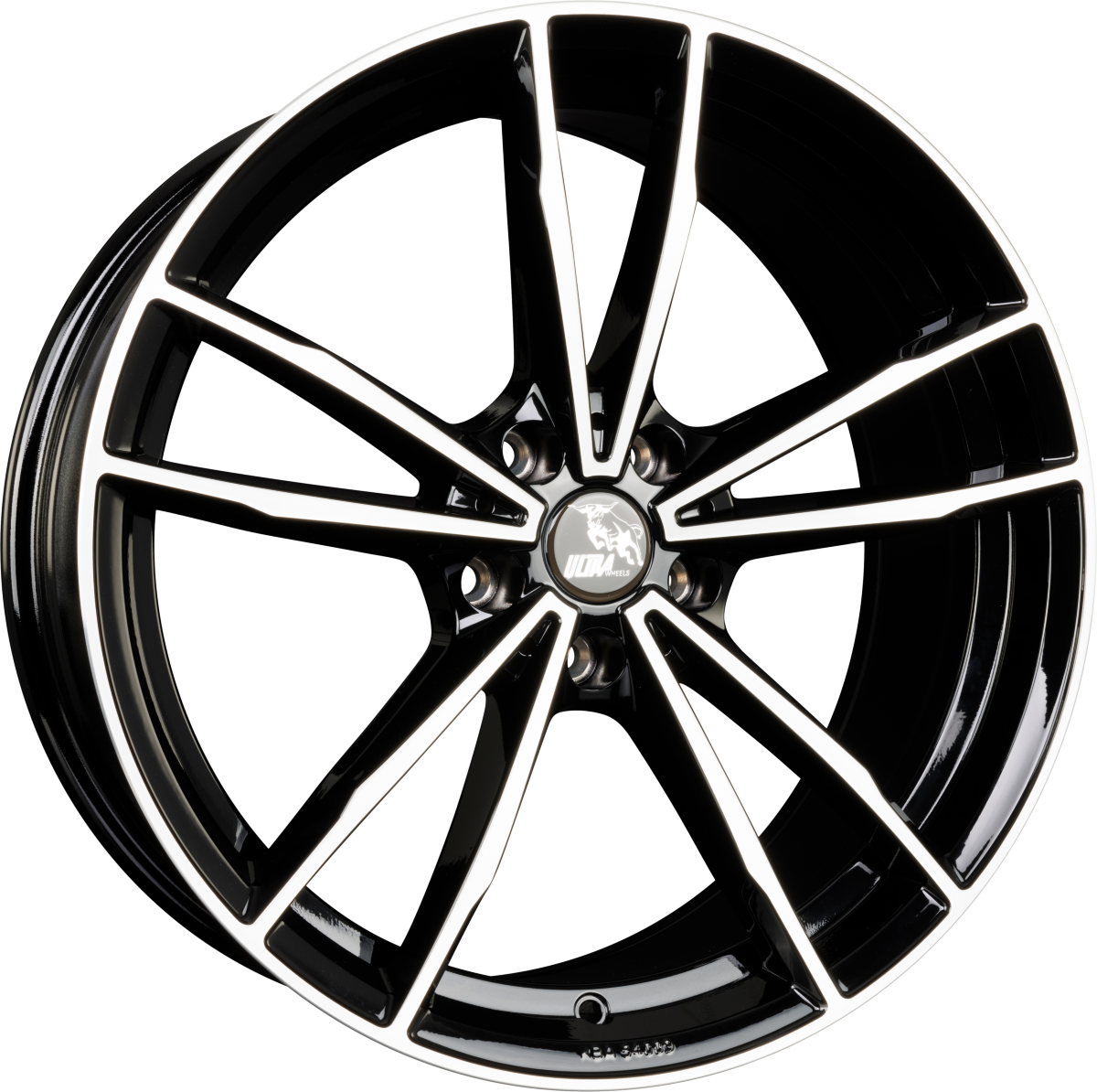 Ultra Wheels UA24 Black Polished Alufelge 8x19 Zoll ET35 LK 5x120 ML72.6 – Bild 2