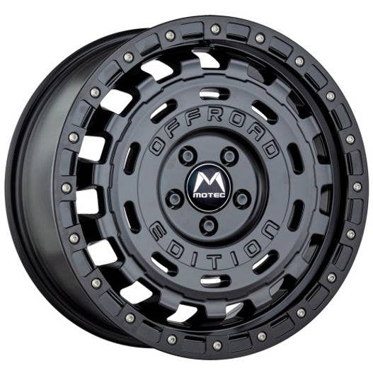 Motec R-Cross (MOF1) Matt Schwarz Ring Matt Schwarz Alufelge 8x18 Zoll ET40 LK 6x139.7 ML93.1