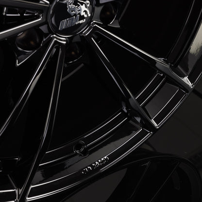 Ultra Wheels UA24 Black Painted Alufelge 8x18 Zoll ET28 LK 5x112 ML66.6 – Bild 5