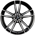 Ultra Wheels UA24 Black Polished Alufelge 8x18 Zoll ET28 LK 5x112 ML66.6