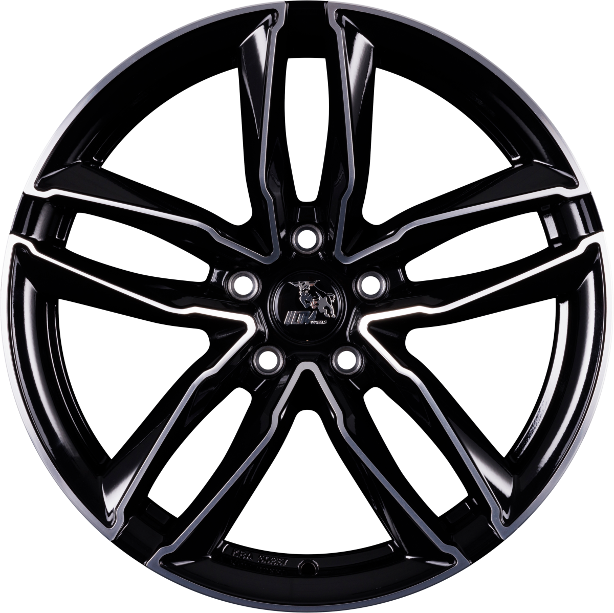 Ultra Wheels UA6-PRO Black Polished Alufelge 8.5x19 Zoll ET43 LK 5x112 ML66.6