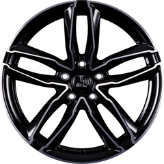 Ultra Wheels UA6-PRO Black Polished Alufelge 8.5x19 Zoll ET43 LK 5x112 ML66.6