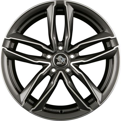 Ultra Wheels UA6-PRO Gunmetal Polished Alufelge 8.5x19 Zoll ET43 LK 5x112 ML66.6