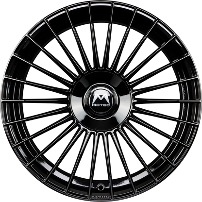 Motec Venom (MCT18) Schwarz Glänzend Alufelge 8.5x19 Zoll ET30 LK 5x112 ML72.6