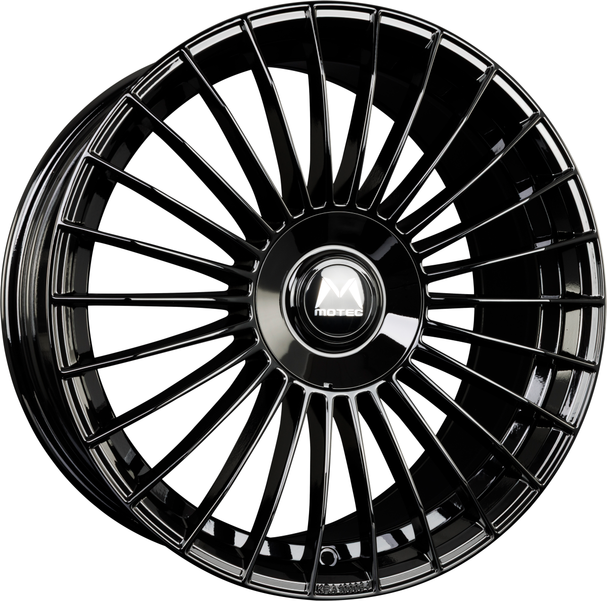 Motec Venom (MCT18) Schwarz Glänzend Alufelge 8.5x19 Zoll ET30 LK 5x112 ML72.6 – Bild 2