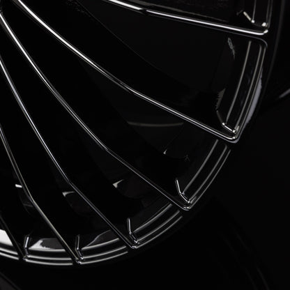 Motec Venom (MCT18) Schwarz Glänzend Alufelge 8.5x19 Zoll ET30 LK 5x112 ML72.6 – Bild 4