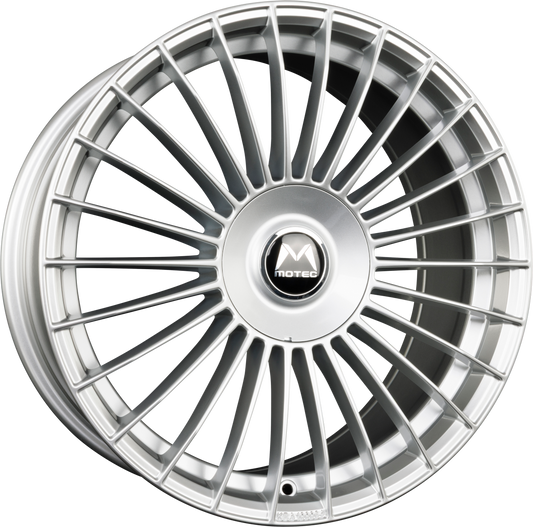 Motec Venom (MCT18) High Gloss Silber Alufelge 8.5x19 Zoll ET30 LK 5x112 ML72.6 – Bild 2