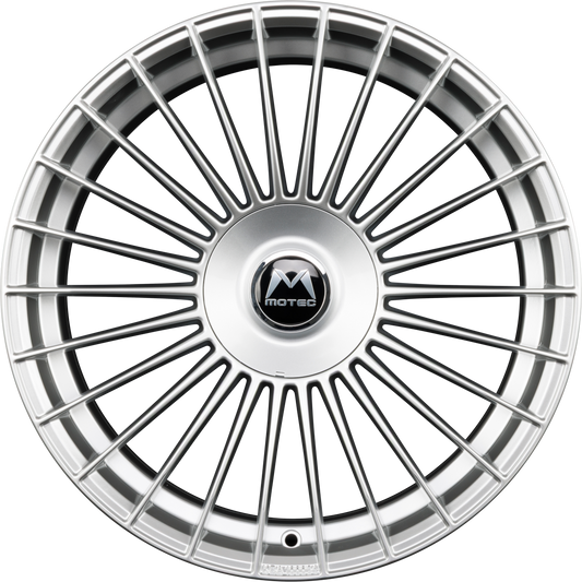 Motec Venom (MCT18) High Gloss Silber Alufelge 8.5x19 Zoll ET43 LK 5x112 ML72.6