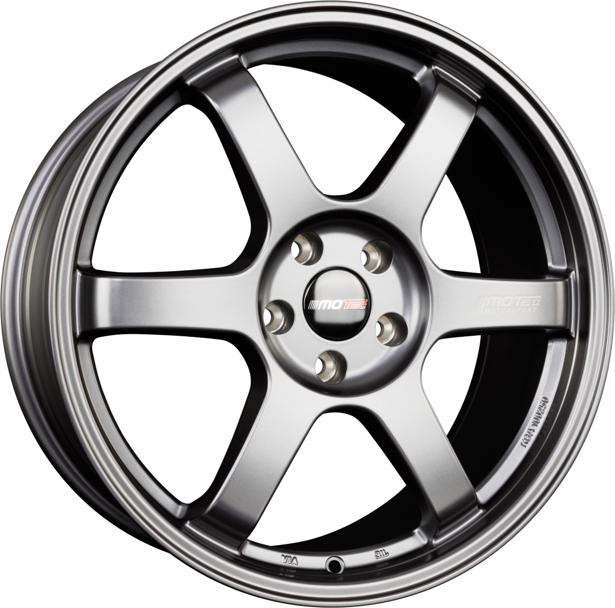Motec JPD (MCR6) Graphite Matt Alufelge 8x18 Zoll ET38 LK 5x100 ML63.4 – Bild 2
