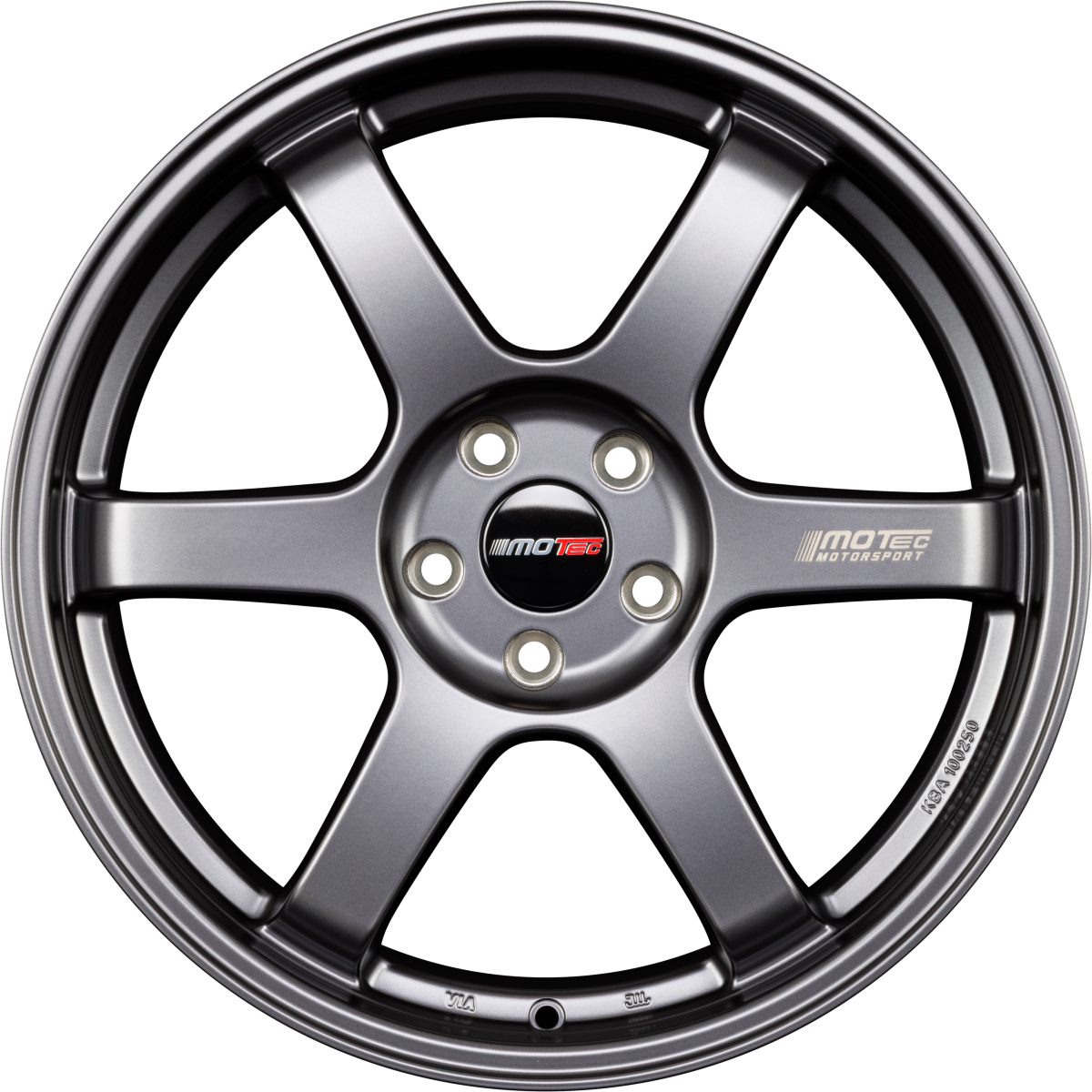 Motec JPD (MCR6) Graphite Matt Alufelge 8x18 Zoll ET45 LK 5x112 ML66.6