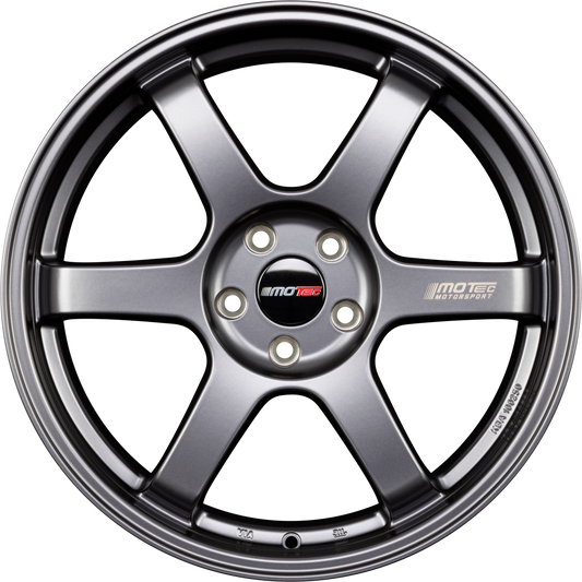 Motec JPD (MCR6) Graphite Matt Alufelge 8x19 Zoll ET48 LK 5x114.3 ML72.6