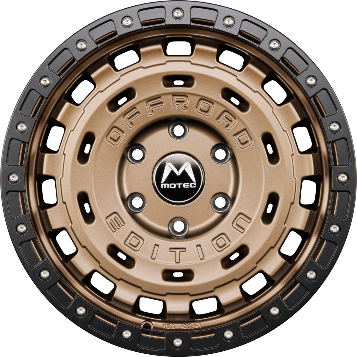 Motec R-Cross (MOF1) Matt Bronze Ring Matt Schwarz Alufelge 8x18 Zoll ET45 LK 5x120 ML65.1