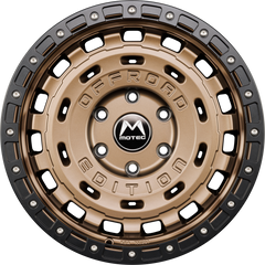 Motec R-Cross (MOF1) Matt Bronze Ring Matt Schwarz Alufelge 8x18 Zoll ET45 LK 5x120 ML65.1