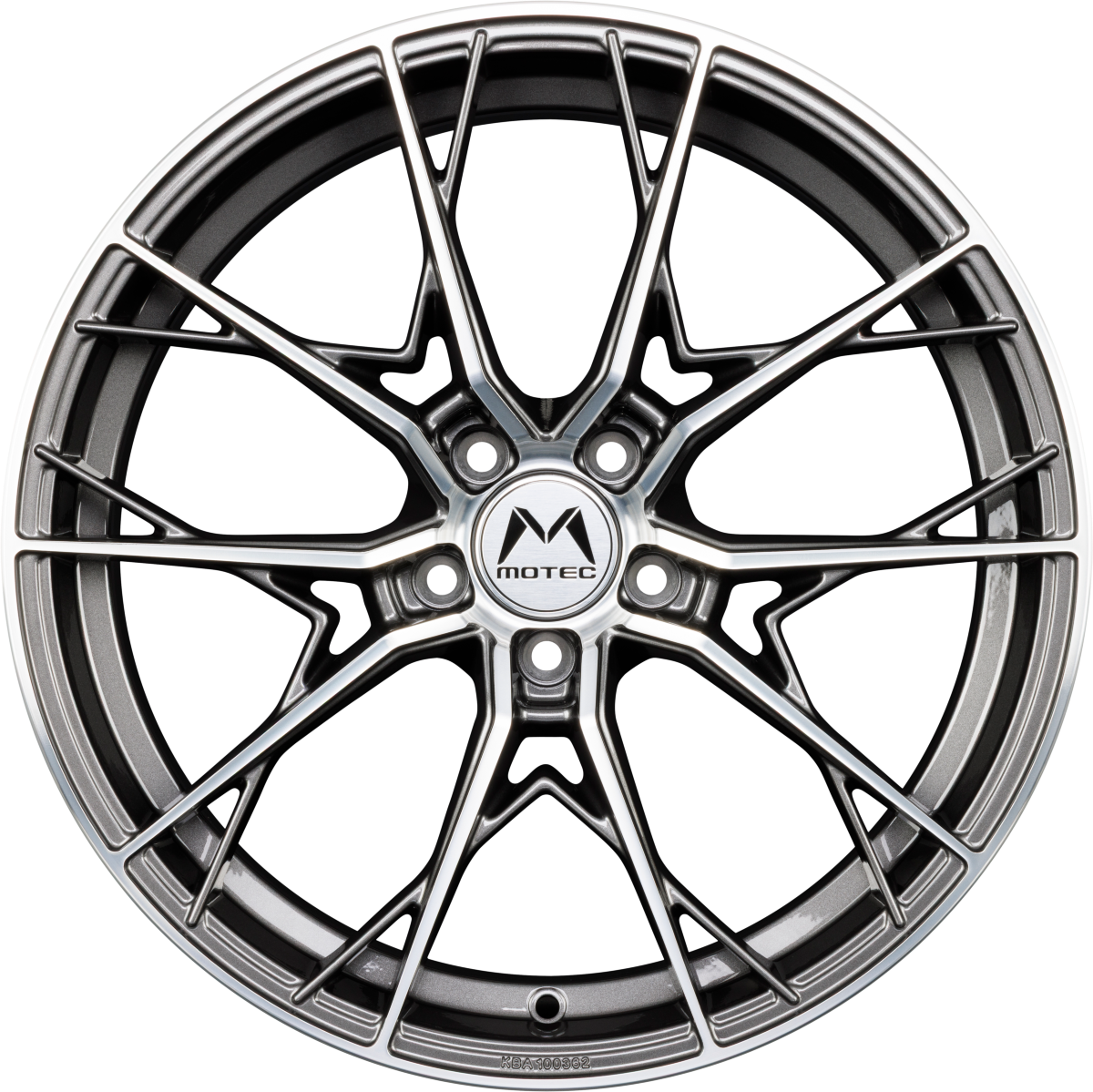 Motec Blaze (MCR7) Gunmetal Poliert Alufelge 8.5x19 Zoll ET43 LK 5x112 ML66.6