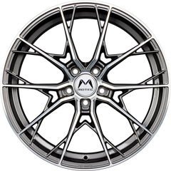 Motec Blaze (MCR7) Gunmetal Poliert Alufelge 8.5x19 Zoll ET43 LK 5x112 ML66.6