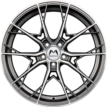 Motec Blaze (MCR7) Gunmetal Poliert Alufelge 8.5x19 Zoll ET43 LK 5x112 ML66.6