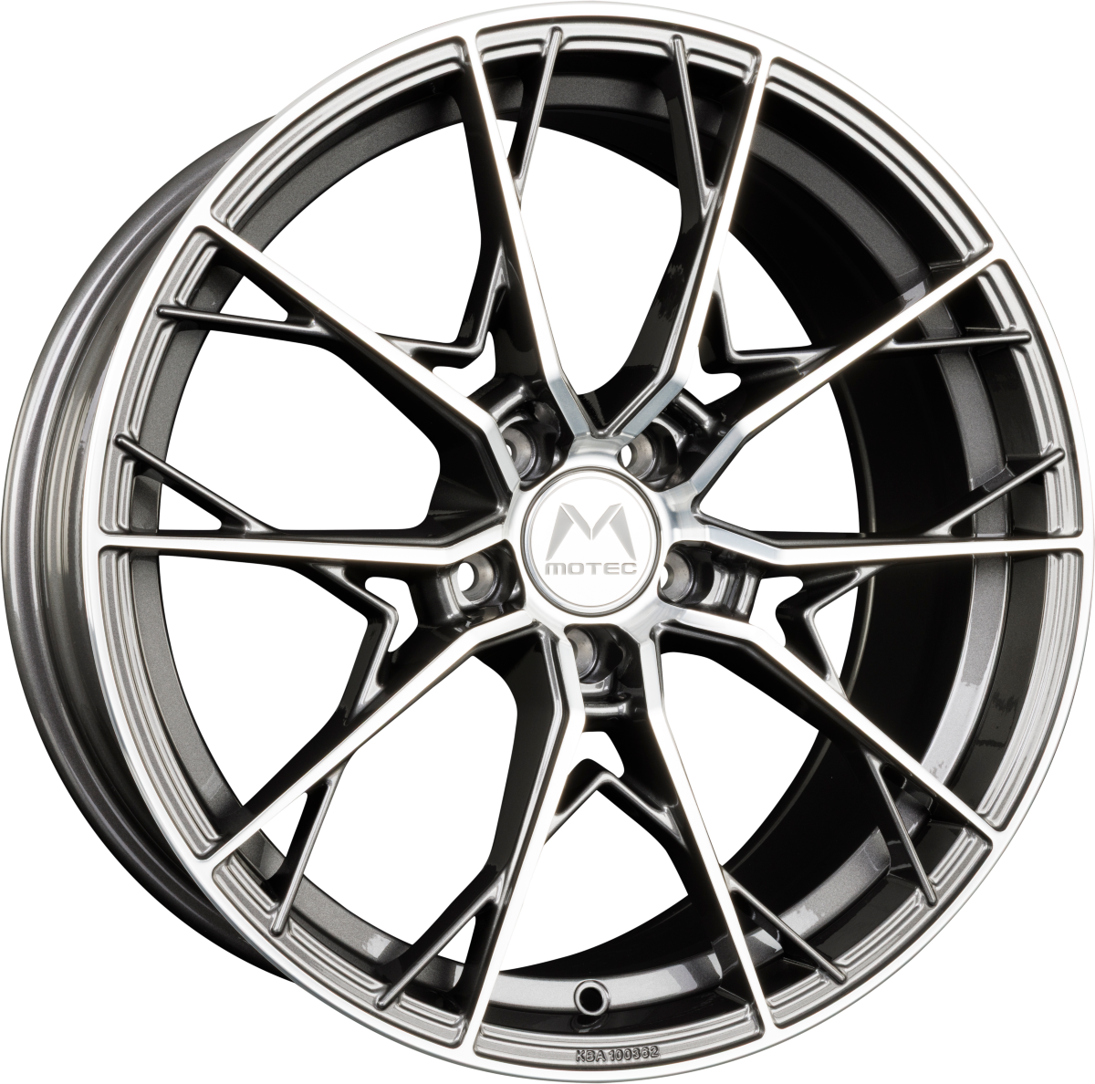 Motec Blaze (MCR7) Gunmetal Poliert Alufelge 8.5x19 Zoll ET43 LK 5x112 ML66.6 – Bild 2