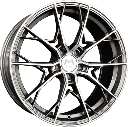 Motec Blaze (MCR7) Gunmetal Poliert Alufelge 8.5x19 Zoll ET43 LK 5x112 ML66.6 – Bild 2