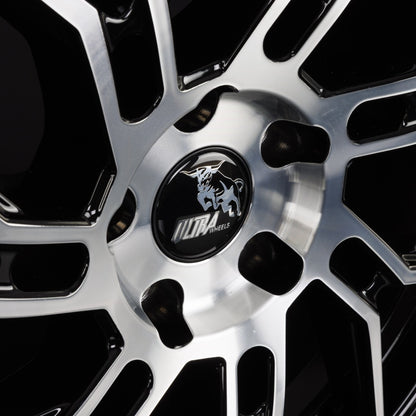 Ultra Wheels UA20 Cobra Black Polished Alufelge 8.5x19 Zoll ET45 LK 5x112 ML66.6 – Bild 3
