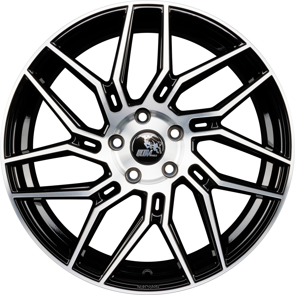 Ultra Wheels UA20 Cobra Black Polished Alufelge 8.5x19 Zoll ET35 LK 5x112 ML66.6