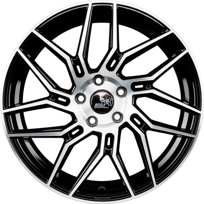 Ultra Wheels UA20 Cobra Black Polished Alufelge 8.5x19 Zoll ET35 LK 5x112 ML66.6