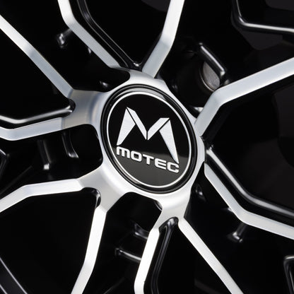Motec Blaze (MCR7) Schwarz Matt Poliert Alufelge 8.5x19 Zoll ET43 LK 5x112 ML66.6 – Bild 3