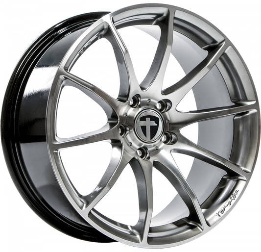 Tomason TN1 hyperblack polished Alufelge 8x17 Zoll ET35 LK 5x100 ML63.4