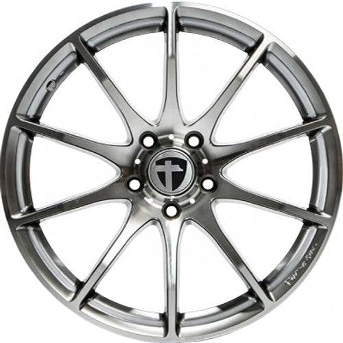 Tomason TN1 hyperblack polished Alufelge 8x17 Zoll ET35 LK 5x100 ML63.4 – Bild 2
