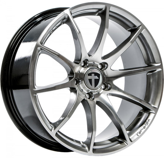 Tomason TN1 hyperblack polished Alufelge 8.5x18 Zoll ET40 LK 5x114.3 ML72.6