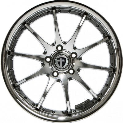 Tomason TN8 hyperblack diamond polished with steel lip Alufelge 8.5x19 Zoll ET45 LK 5x112 ML72.6 – Bild 2