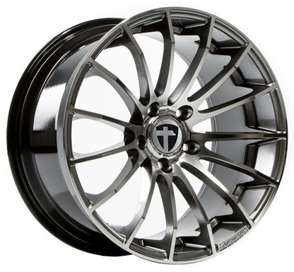 Tomason TN9 hyperblack diamond polished Alufelge 8.5x20 Zoll ET45 LK 5x112 ML66.5