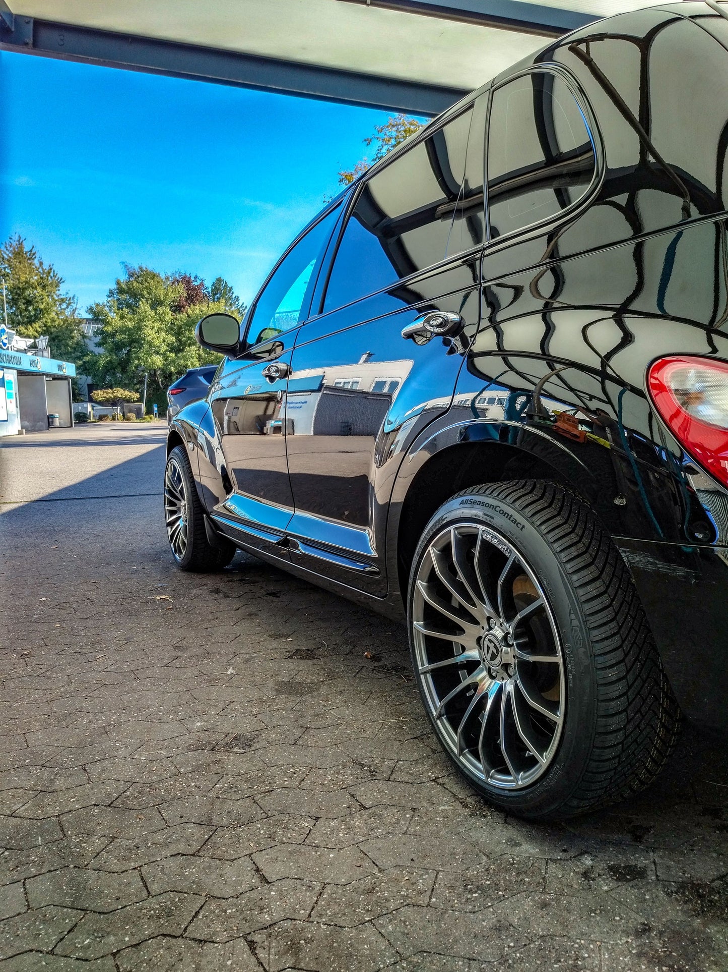 Tomason TN9 hyperblack diamond polished Alufelge 8.5x19 Zoll ET35 LK 5x120 ML72.6 – Bild 3