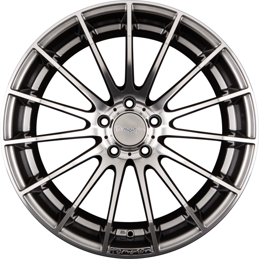 Tomason TN9 Hyperblack Diamond Polished Alufelge 10x22 Zoll ET20 LK 5x120 ML76.9