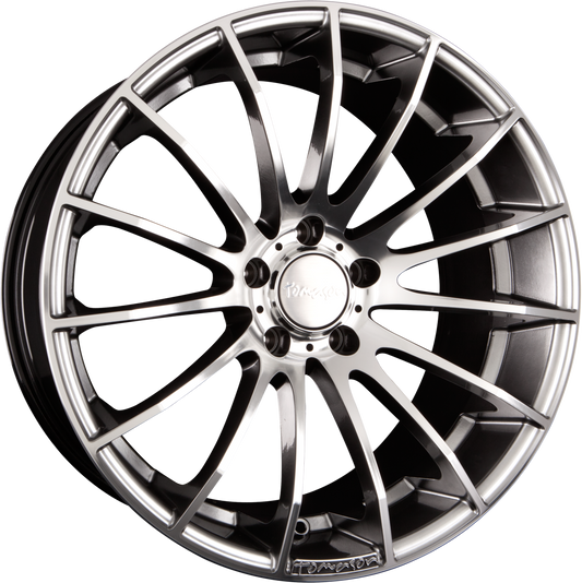 Tomason TN9 Hyperblack Diamond Polished Alufelge 10x22 Zoll ET20 LK 5x120 ML76.9 – Bild 2
