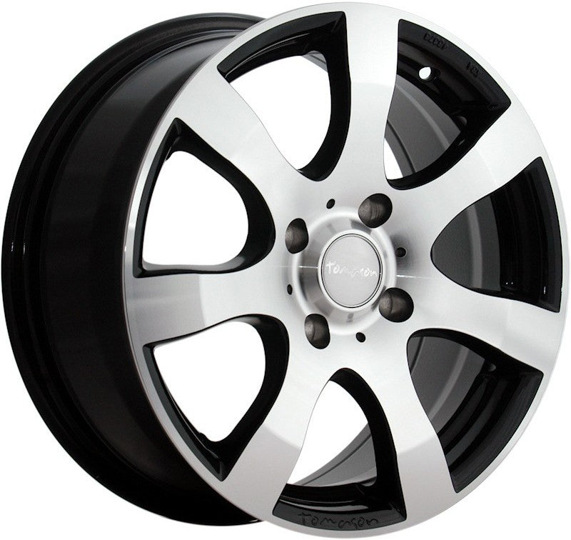 Tomason TN3F black polished Alufelge 6.5x16 Zoll ET50 LK 5x120 ML65.1