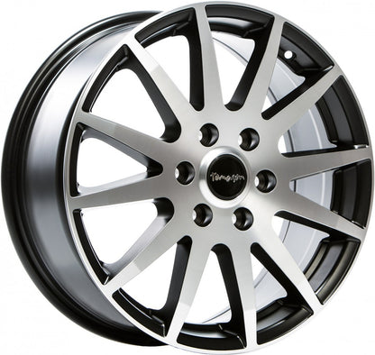 Tomason TN1F black matt polished Alufelge