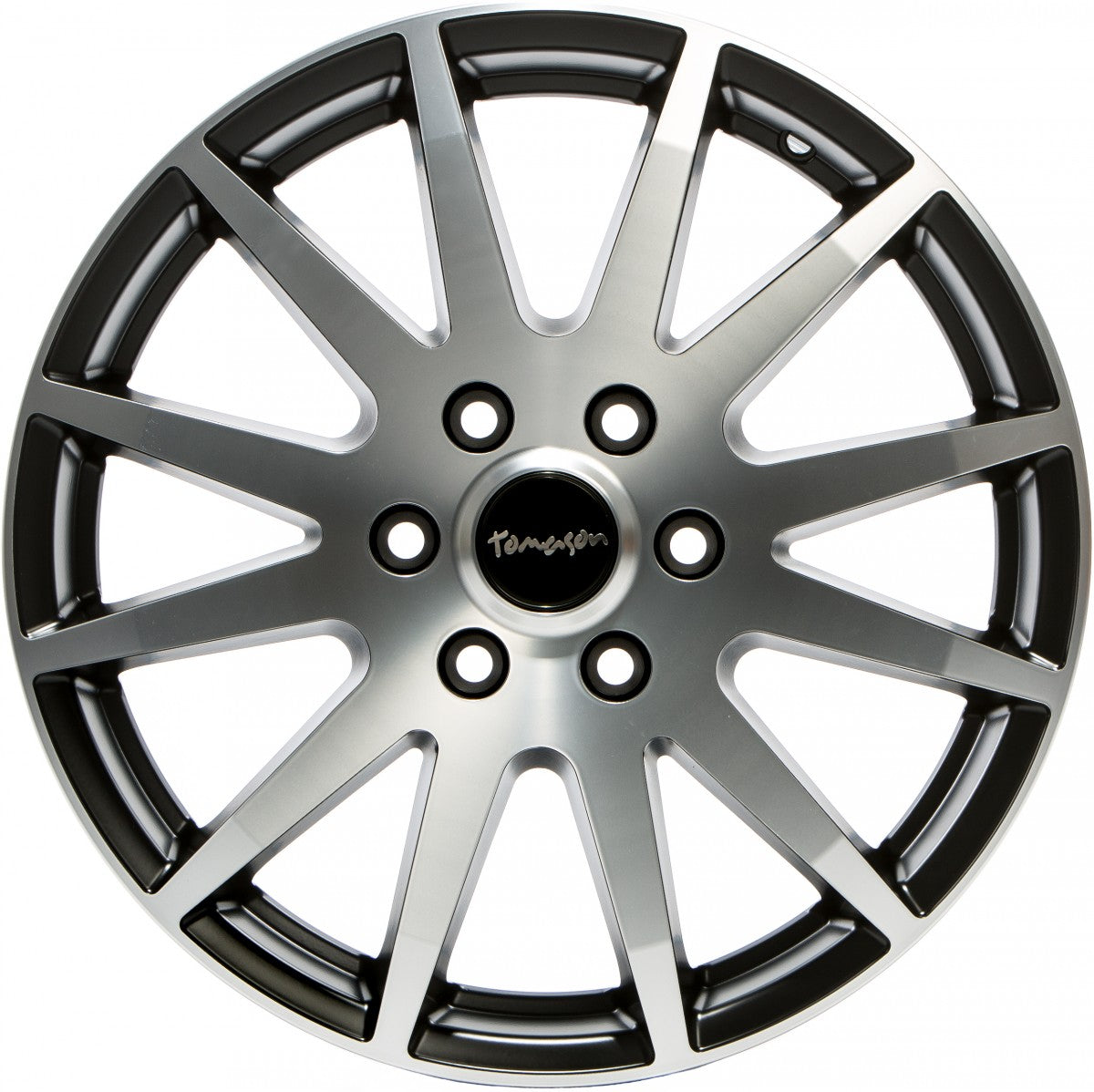 Tomason TN1F black matt polished Alufelge – Bild 2