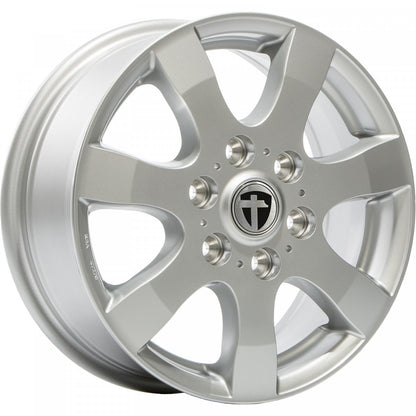 Tomason TN3F silver painted Alufelge 6.5x16 Zoll ET47 LK 5x114.3 ML72.6