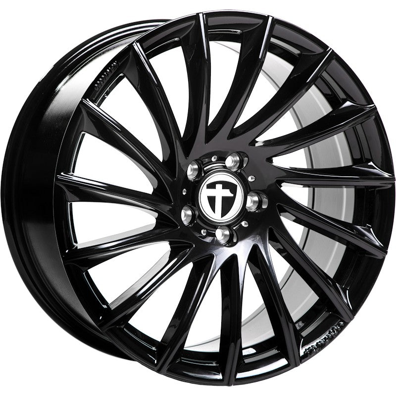 Tomason TN16 black painted Alufelge 8x18 Zoll ET35 LK 4x100 ML63.4