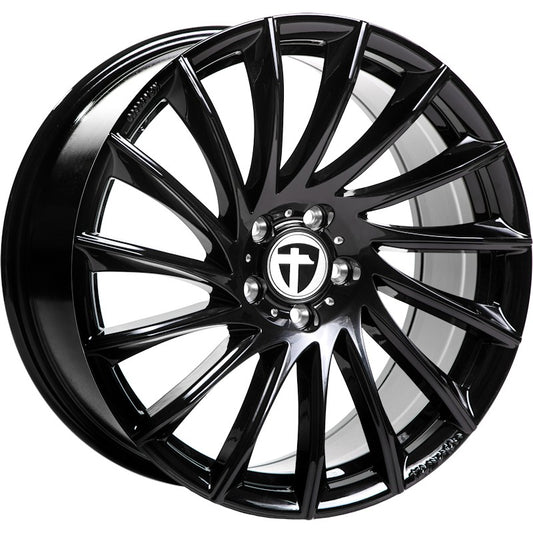 Tomason TN16 black painted Alufelge 8x18 Zoll ET35 LK 4x100 ML63.4