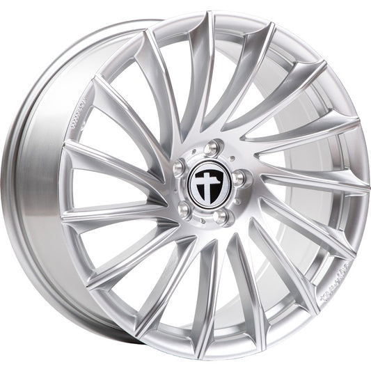 Tomason TN16 bright silver Alufelge 8x18 Zoll ET35 LK 5x112 ML72.6