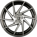 Tomason TN17 Titanium Diamond Polished Alufelge 8x18 Zoll ET40 LK 5x108 ML72.6