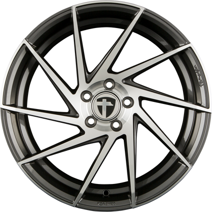Tomason TN17 Titanium Diamond Polished Alufelge 8x18 Zoll ET40 LK 5x108 ML72.6