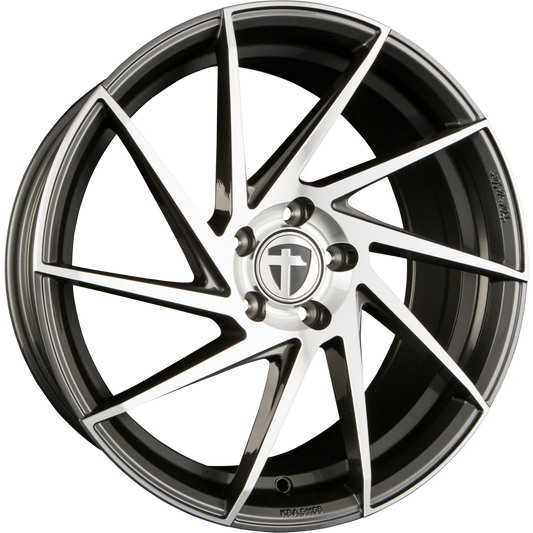 Tomason TN17 Titanium Diamond Polished Alufelge 8x18 Zoll ET40 LK 5x108 ML72.6 – Bild 2