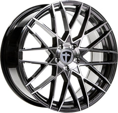Tomason TN19 dark hyperblack polished Alufelge 8.5x19 Zoll ET45 LK 5x112 ML72.6