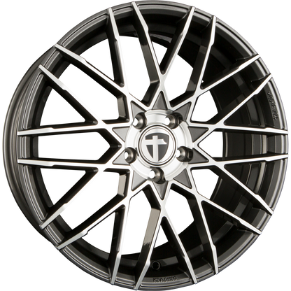 Tomason TN19 dark hyperblack polished Alufelge 8.5x20 Zoll ET30 LK 5x112 ML72.6 – Bild 4