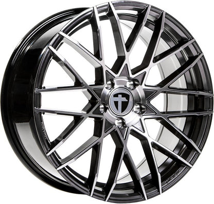 Tomason TN19 dark hyperblack polished Alufelge 8.5x20 Zoll ET40 LK 5x114.3 ML72.6