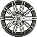 Tomason TN18 Gun Metal Polished Alufelge 8.5x19 Zoll ET50 LK 5x120 ML65.1