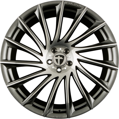 Tomason TN16 dark hyperblack polished Alufelge 7.5x17 Zoll ET47 LK 5x114.3 ML72.6 – Bild 7