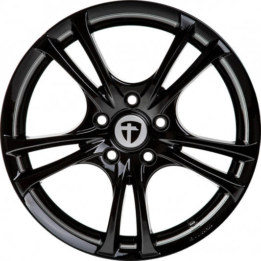 Tomason Easy Black Painted Alufelge 7x16 Zoll ET42 LK 5x108 ML73 – Bild 2